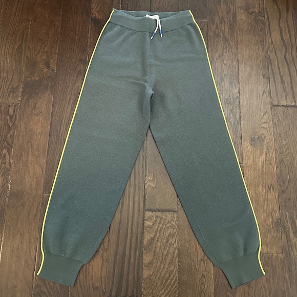 EUC! Tory Burch Sport Double Face Wool Jogger - Size S - Winter Olive - Picture 4 of 9